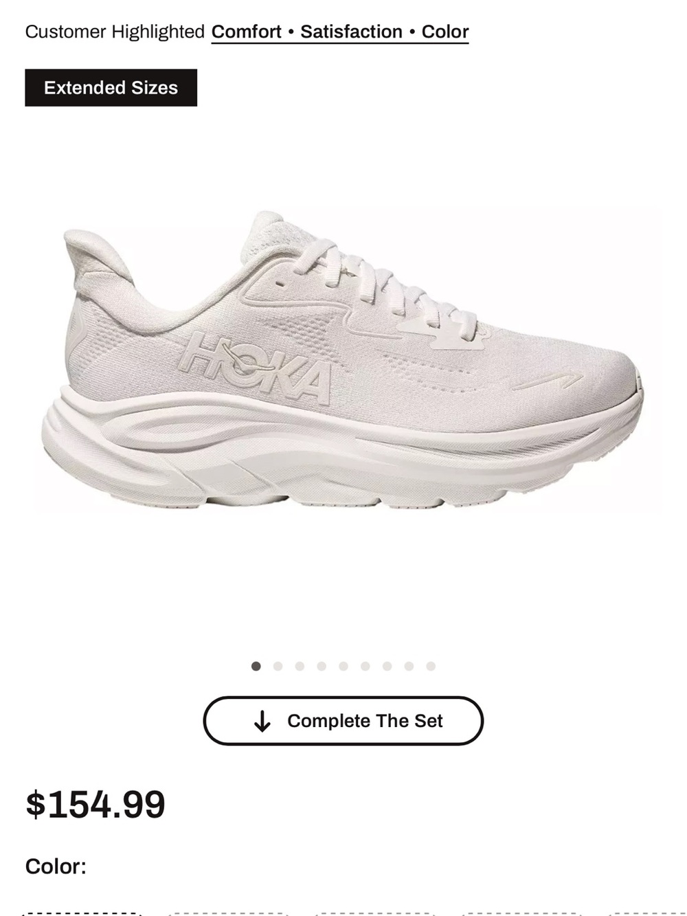 Hoka Women’s All-White Athletic Trainer - Picture 5 of 5